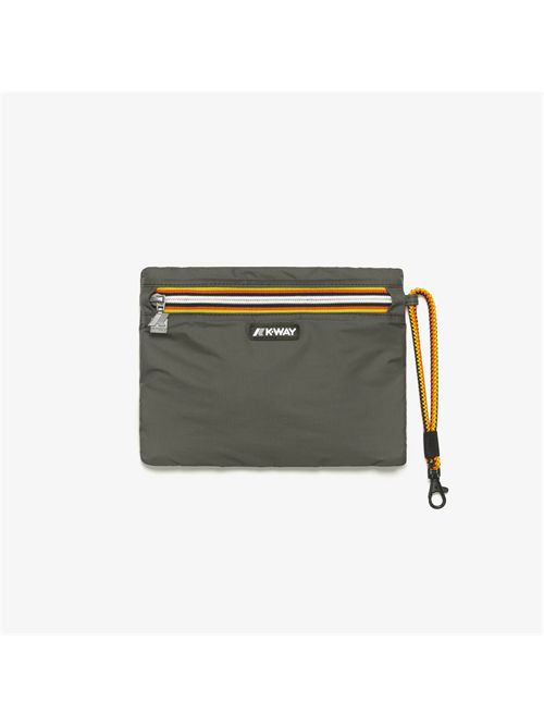 Postina unisex in tessuto nylon colore verde K-WAY ACCESSORI | NIMES K4127SWWMR